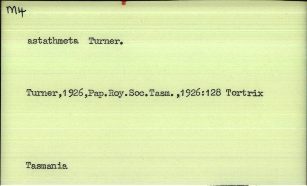 front of card